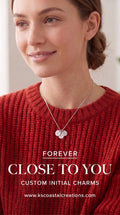 Custom Initial Charm Necklace