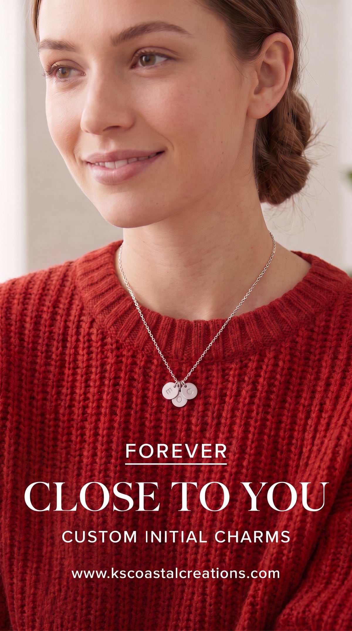 Custom Initial Charm Necklace