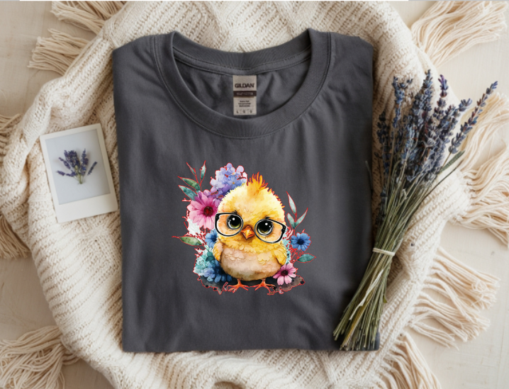 Baby Chick with Glasses
