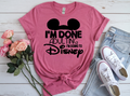 Disney Mickey I'm Done Adulting T-shirt