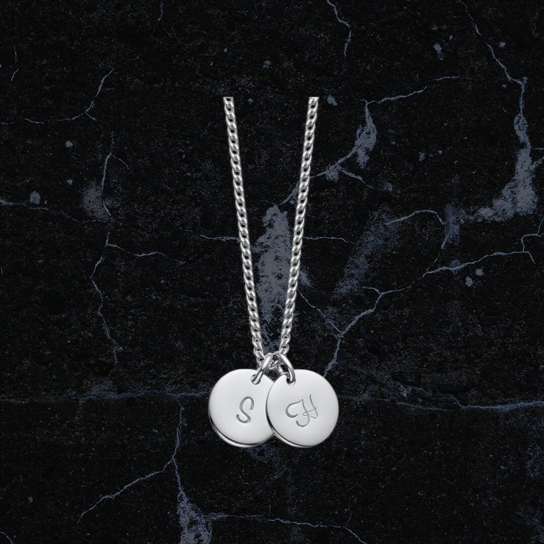 Custom Initial Charm Necklace