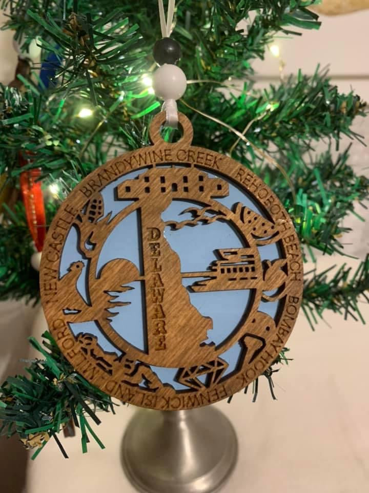 Delaware State Ornament