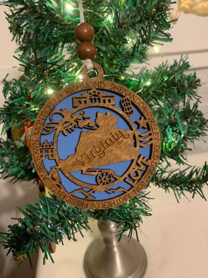 Virginia State Ornament